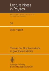 Book Cover for Theorie Der Domänenwände in Geordneten Medien by A Hubert