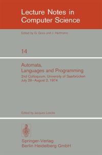 Book Cover for Automata, Languages and Programming by J Loeckx