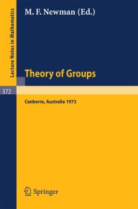 Book Cover for Proceedings of the Second International Conference on the Theory of Groups by MF Newman