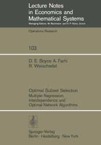 Book Cover for Optimal Subset Selection by David Boyce, A Farhi, R Weischedel