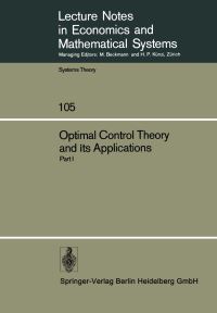 Book Cover for Optimal Control Theory and Its Applications by B J Kirby