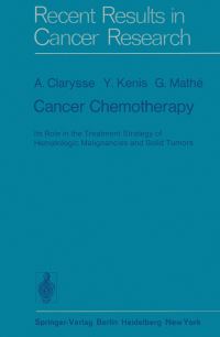 Book Cover for Cancer Chemotherapy by A Clarysse, G Mathe