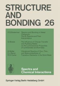 Book Cover for Spectra and Chemical Interactions by Xue Duan, Lutz H Gade, Kenneth R Poeppelmeier, Fraser Andrew Armstrong, Mikio Takano, David Michael P Mingos