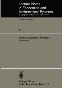Book Cover for Traffic Equilibrium Methods by MA Florian