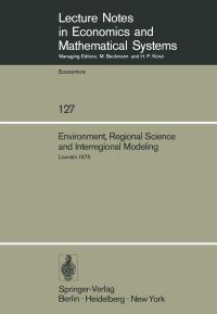 Book Cover for Environment, Regional Science and Interregional Modeling by M Chatterji, P van Rompuy