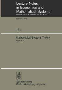 Book Cover for Mathematical Systems Theory by G Marchesini, S K Mitter