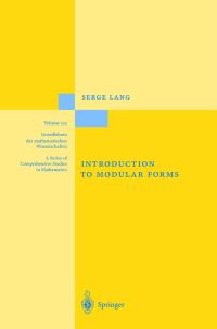 Book Cover for Introduction to Modular Forms by Serge Lang