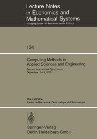 Book Cover for Computing Methods in Applied Sciences and Engineering by R Glowinski, J L Lions