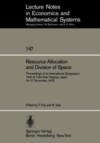Book Cover for Resource Allocation and Division of Space by T Fujii, R Sato