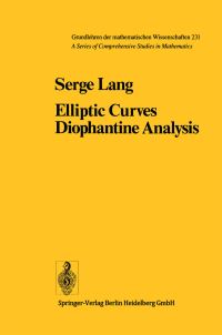Book Cover for Elliptic Curves by S Lang