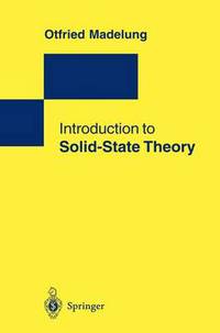 Book Cover for Introduction to Solid-State Theory by Otfried Madelung