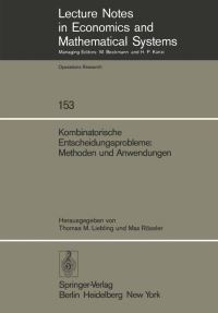 Book Cover for Kombinatorische Entscheidungsprobleme: Methoden Und Anwendungen by TM Liebling, M Rössler