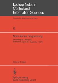 Book Cover for Semi-Infinite Programming by R Hettich