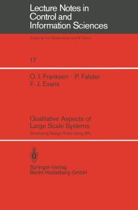 Book Cover for Qualitative Aspects of Large Scale Systems by O I Franksen, P Falster, F J Evans