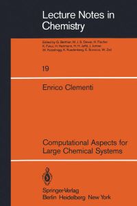 Book Cover for Computational Aspects for Large Chemical Systems by E Clementi