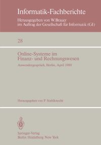 Book Cover for Online-Systeme Im Finanz- Und Rechnungswesen by P Stahlknecht