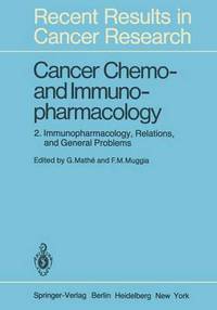 Book Cover for Cancer Chemo- And Immunopharmacology by G Mathe, F M Muggia