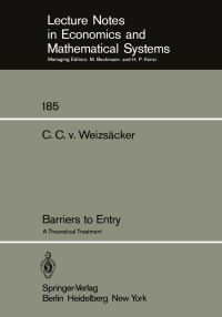 Book Cover for Barriers to Entry by CCv Weizsäcker