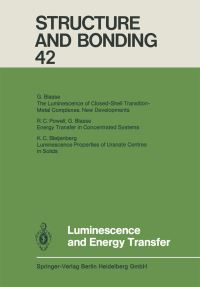 Book Cover for Luminescence and Energy Transfer by Xue Duan, Lutz H Gade, Gerard Parkin, Kenneth R Poeppelmeier, Fraser Andrew Armstrong, Mikio Takano, David Michael P Mingos