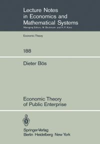 Book Cover for Economic Theory of Public Enterprise by D Bös