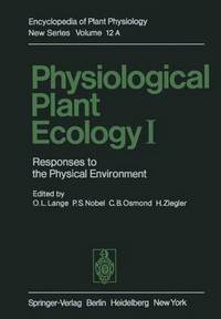 Book Cover for Physiological Plant Ecology I by O L Lange, P S Nobel, C B Osmond, H Ziegler
