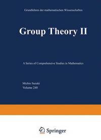 Book Cover for Group Theory II by M Suzuki