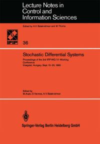 Book Cover for Stochastic Differential Systems by M Arato, D Vermes, AV Balakrishnan