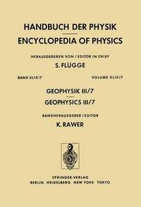 Book Cover for Geophysik III / Geophysics III by G Schmidtke, K Suchy, K Rawer