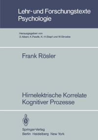 Book Cover for Hirnelektrische Korrelate Kognitiver Prozesse by Frank Rösler