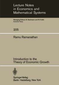 Book Cover for Introduction to the Theory of Economic Growth by R Ramanathan