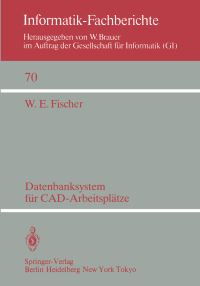 Book Cover for Datenbanksystem Für CAD-Arbeitsplätze by W E Fischer