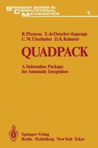Book Cover for Quadpack by R Piessens, E de DonckerKapenga, CW Überhuber, DK Kahaner