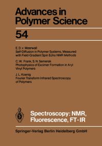 Book Cover for Spectroscopy by CW Frank, JL Koenig, EDv Meerwall, SN Semerak
