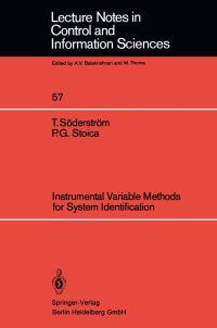 Book Cover for Instrumental Variable Methods for System Identification by T Söderström, PG Stoica