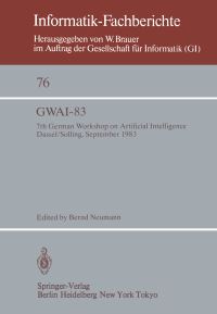 Book Cover for GWAI-83 by B de Neumann