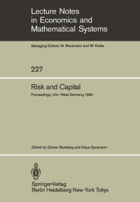 Book Cover for Risk and Capital by G Bamberg, K Spremann