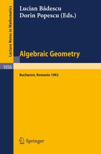 Book Cover for Algebraic Geometry by L Badescu, D Popescu