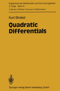 Book Cover for Quadratic Differentials by K Strebel