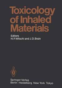 Book Cover for Toxicology of Inhaled Materials by HP Witschi, IYR Adamson, JD Brain