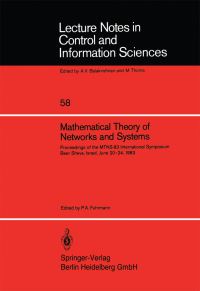 Book Cover for Mathematical Theory of Networks and Systems by PA Fuhrmann