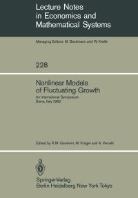 Book Cover for Nonlinear Models of Fluctuating Growth by RM Goodwin, M Krüger, A Vercelli