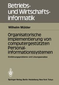 Book Cover for Organisatorische Implementierung Von Computergestützten Personalinformationssystemen by W Mülder