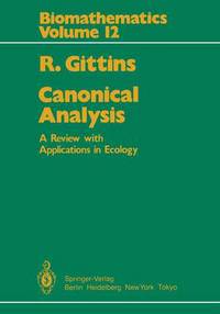 Book Cover for Canonical Analysis by R Gittins