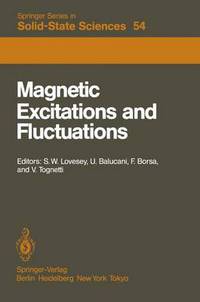 Book Cover for Magnetic Excitations and Fluctuations by S.W. Lovesey, U. Balucani, Ferdinando Borsa, V. Tognetti