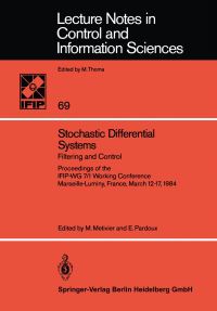 Book Cover for Stochastic Differential Systems by M Metivier, E Pardoux