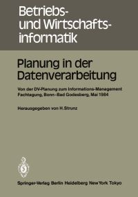 Book Cover for Planung in Der Datenverarbeitung by Horst Strunz
