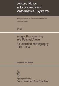 Book Cover for Integer Programming and Related Areas by Rv Randow