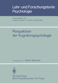 Book Cover for Perspektiven Der Kognitionspsychologie by Odmar Neumann