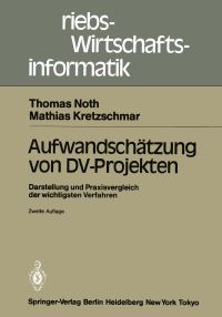 Book Cover for Aufwandschätzung Von DV-Projekten by Thomas Noth, Mathias Kretzschmar