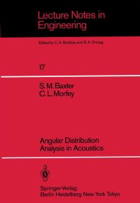 Book Cover for Angular Distribution Analysis in Acoustics by Stephen M Baxter, Christopher L Morfey